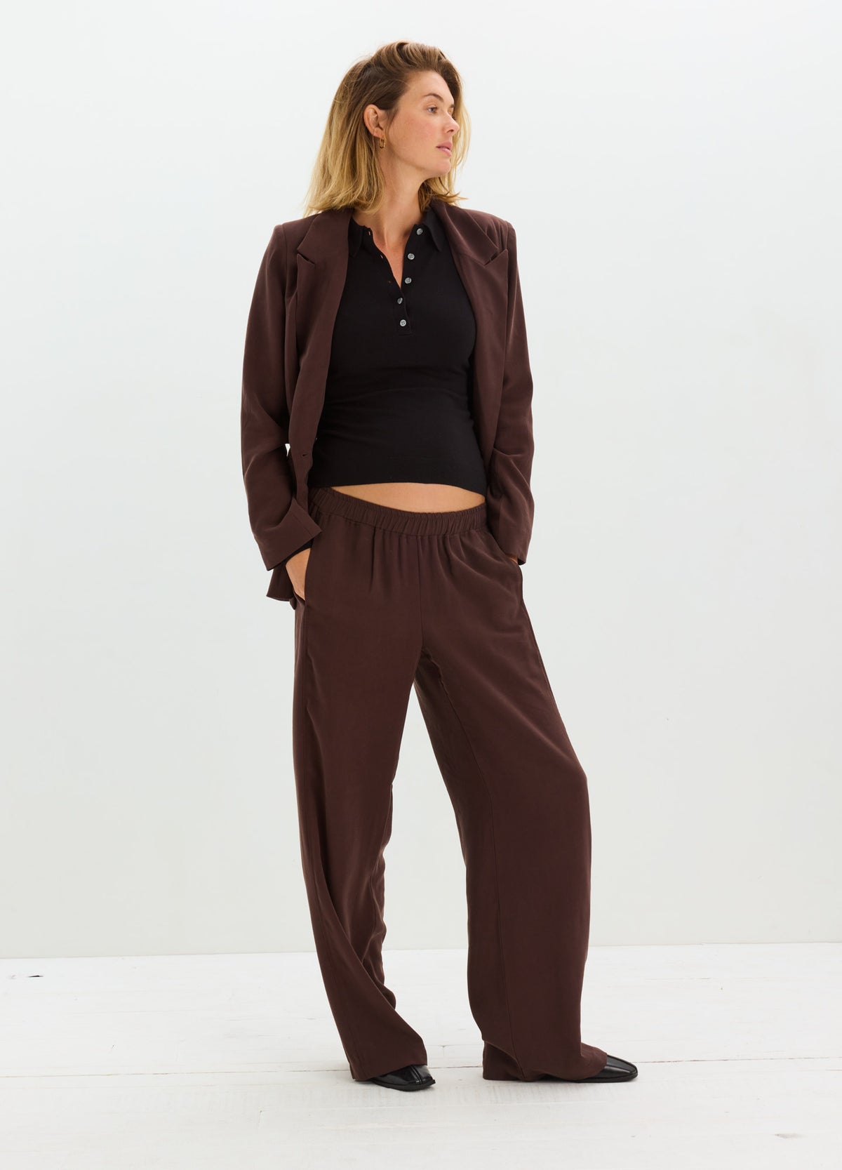 The Drapey Pull On Trouser