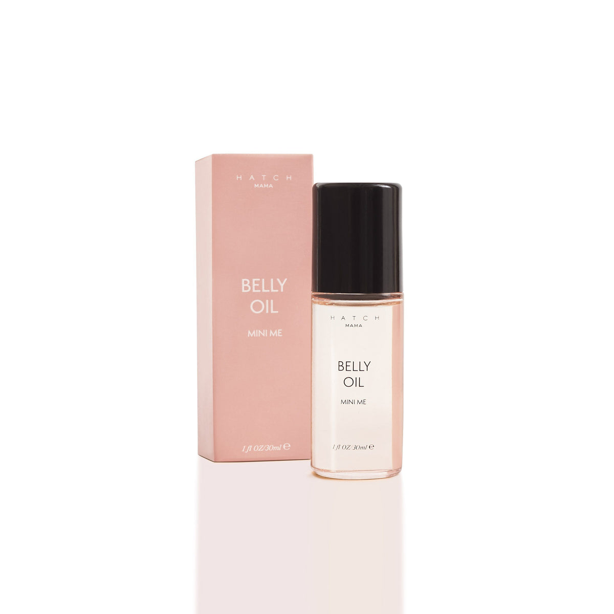 Belly Oil Mini Me - Hatch Mama Belly Oil Mini Me 1 oz roller bottle for maternity, pregnancy, nursing, and postpartum care.