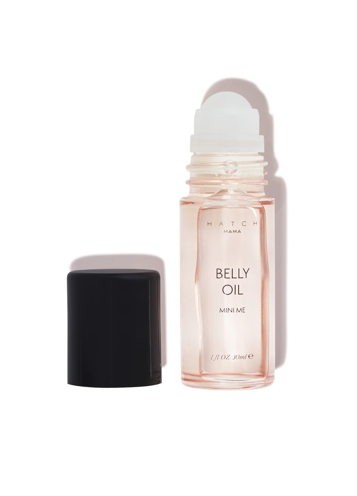 Belly Oil Mini Me - Hatch Mama Belly Oil Mini Me 1 oz roller bottle for maternity, pregnancy, nursing, and postpartum care.